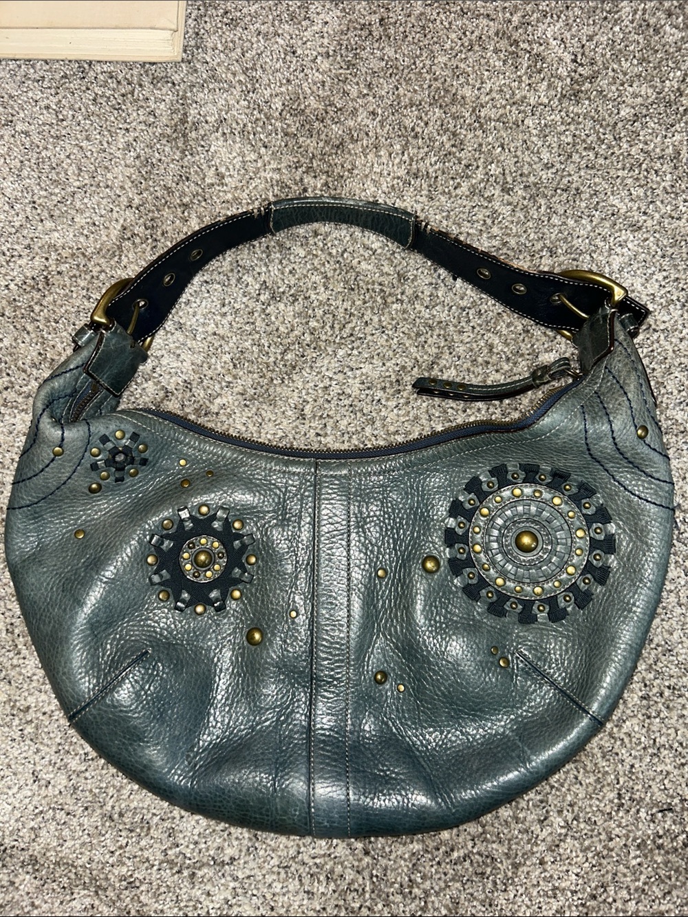 Vintage Coach Soho Leather Appliqué Hobo Bag Style